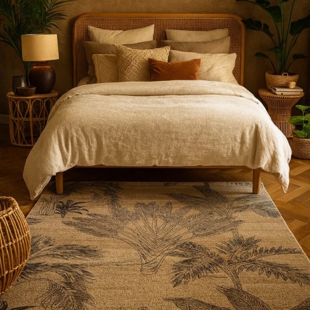Tapis en jute jungle 120x170cm naturel | Hashtag Déco