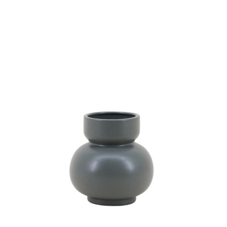 Vase en céramique bleu 15cm élégant et moderne | Hashtag Déco