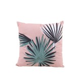 Coussin en coton rose fleuri 45x45cm | Hashtag Déco