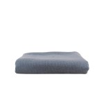 Plaid tricot effet mohair gris 150x180cm | Hashtag Déco