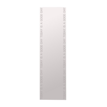 Miroir mural rectangulaire bois naturel 120x25cm | Hashtag Déco