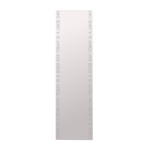 Miroir mural rectangulaire bois naturel 120x25cm | Hashtag Déco