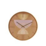 Horloge ronde métal doré 40cm élégante | Hashtag Déco
