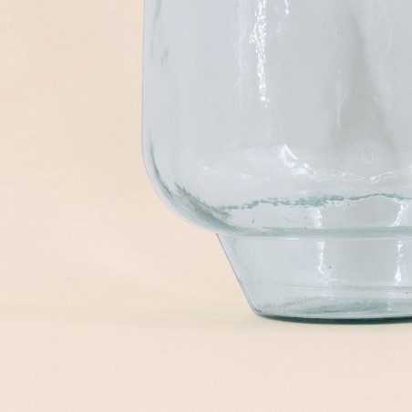 Vase dame jeanne verre recyclé 60cm vert | Hashtag Déco