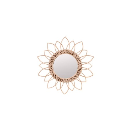 Miroir en rotin rond 30cm naturel | Hashtag Déco