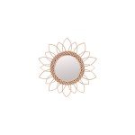 Miroir en rotin rond 30cm naturel | Hashtag Déco