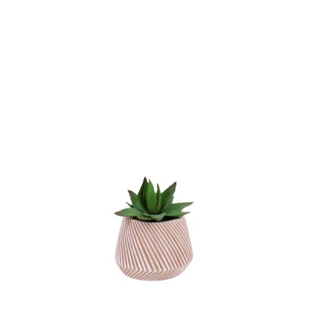 Plante grasse artificielle en pot céramique | Hashtag Déco