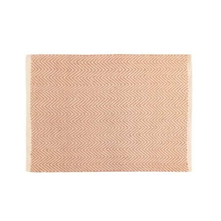 Tapis chevron coton gris et blanc 90x60cm | Hashtag Déco