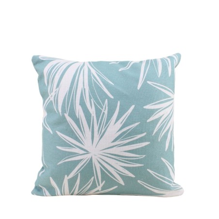 Coussin extérieur vert feuillage 40x40 cm tissu | Hashtag Déco