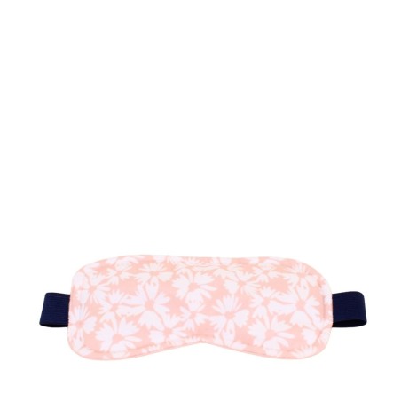 Masque de nuit coton fleuris orange | Hashtag Déco