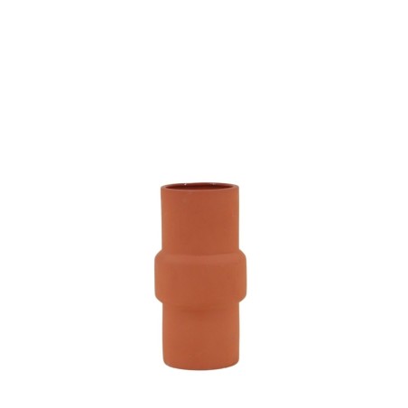 Vase tube rond 20cm en verre transparent | Hashtag Déco