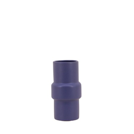 Vase tube rond 20cm en verre transparent | Hashtag Déco