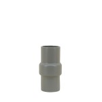 Vase tube rond 20cm en verre transparent | Hashtag Déco