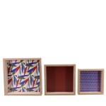 Lot de 3 étagères murales bois blanc | Hashtag Déco