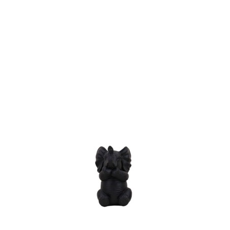 Objet déco éléphant noir en résine | Hashtag Déco