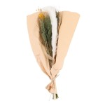 Bouquet fleurs séchées beige 45cm | Hashtag Déco
