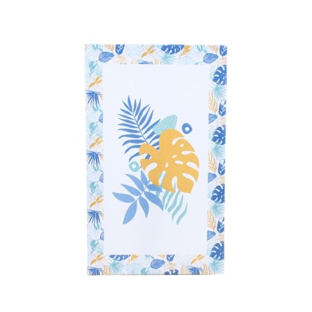 Toile décorative feuillage vert en coton 50x30cm | Hashtag Déco