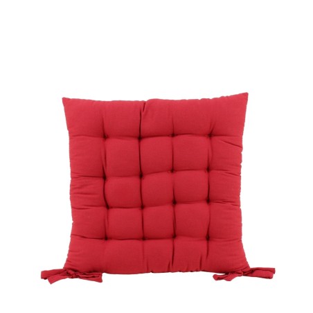 Galette de chaise rouge 40x40cm