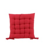 Galette de chaise rouge 40x40cm