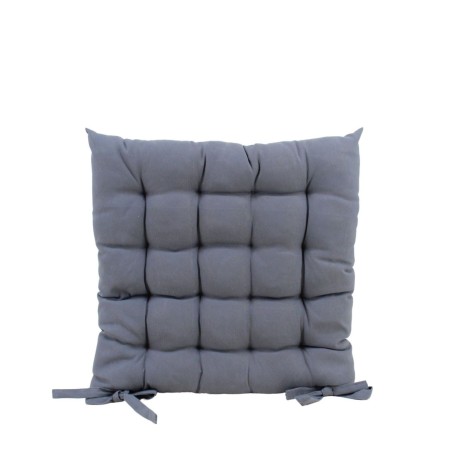 Galette de chaise grise 40x40cm