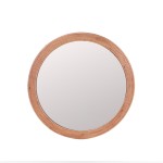 Miroir rond en rotin naturel 45cm | Hashtag Déco