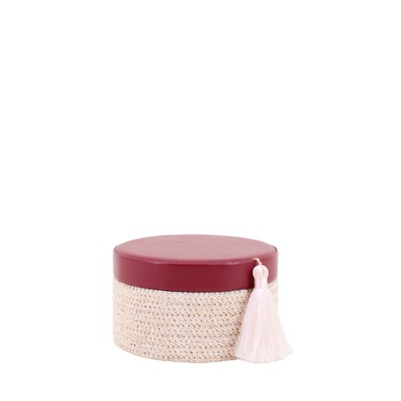 Boite à bijoux ronde en fibres tressées | Hashtag Déco