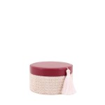 Boite à bijoux ronde en fibres tressées | Hashtag Déco
