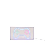 Cadre néon gamer console multicolore 23x13cm