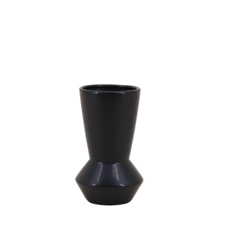Vase géométrique bleu dolomite 20cm | Hashtag Déco