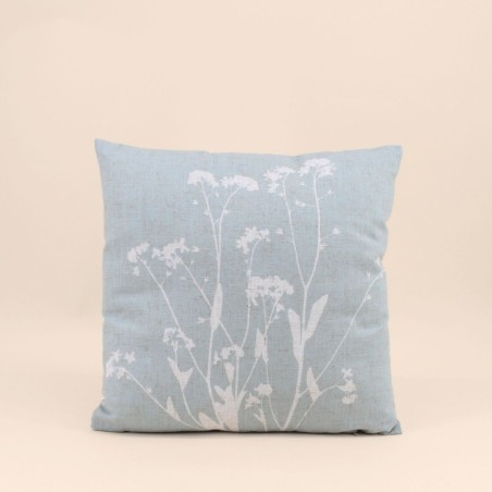 Coussin en lin nature vert 40x40 cm | Hashtag Déco