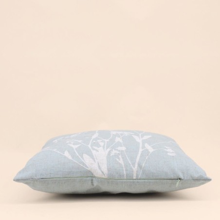 Coussin en lin nature vert 40x40 cm | Hashtag Déco