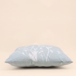 Coussin en lin nature vert 40x40 cm | Hashtag Déco
