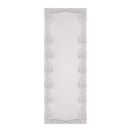 Miroir rectangulaire papillon métal noir 120x30cm | Hashtag Déco