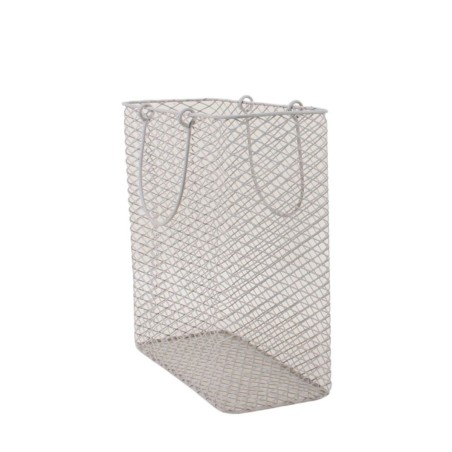 Panier porte magazine en métal noir élégant | Hashtag Déco