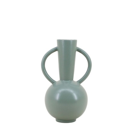Vase double anses en céramique blanc 29cm | Hashtag Déco