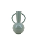 Vase double anses en céramique blanc 29cm | Hashtag Déco