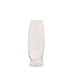 Vase visage en verre transparent 24cm | Hashtag Déco