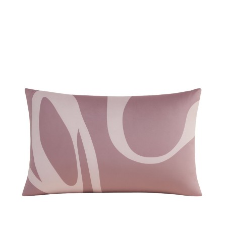 Coussin en velours zébré rose 40x60cm chic | Hashtag