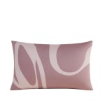 Coussin en velours zébré rose 40x60cm chic | Hashtag