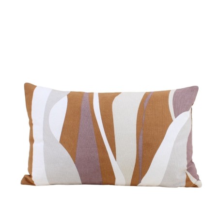 Coussin coton motifs géométriques colorés 30x50cm | Hashtag Déco