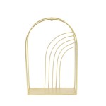 Étagère murale arche métal doré 30x20cm | Hashtag Déco