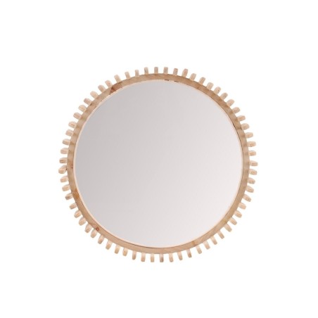 Miroir rond bois naturel 45cm | Hashtag Déco