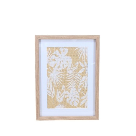 Cadre fleuris en rotin naturel 40x30cm | Hashtag Déco