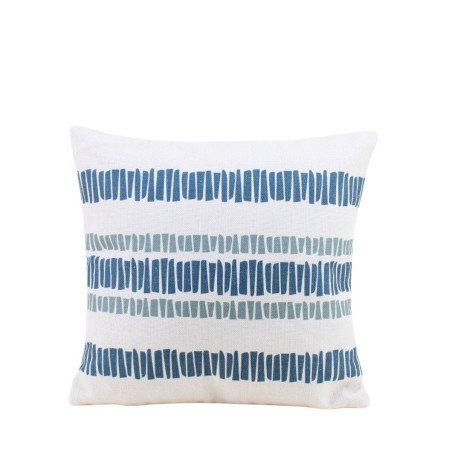 Coussin extérieur rayé en tissu 40x40 cm | Hashtag Déco
