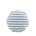 Coussin extérieur rond rayé 40cm en tissu | Hashtag Déco