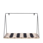 Etagere murale fibres naturelles beige 40x18x26cm | Hashtag Déco