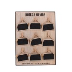 Memoboard 9 mini ardoises noires 40x30cm | Hashtag