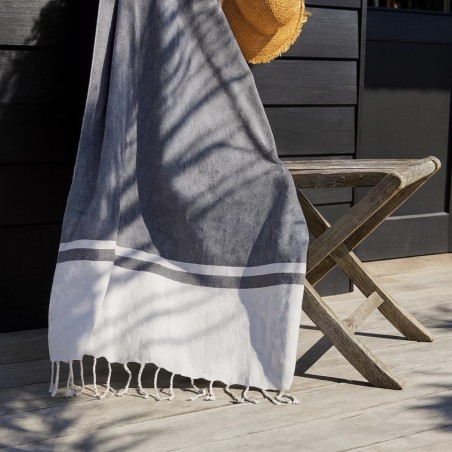 Fouta à franges 90x180cm
