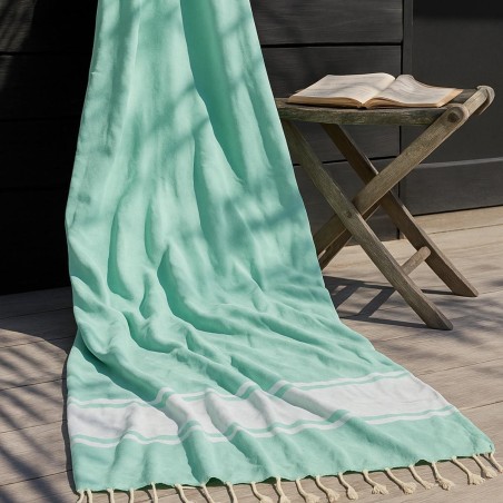 Fouta à franges 90x180cm