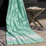 Fouta à franges 90x180cm